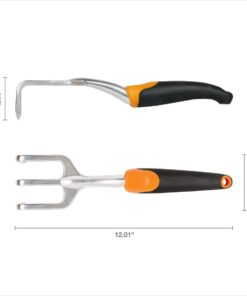 Fiskars Ergo Cultivator - Heavy Duty Gardening Hand Tool with Hang Hole - Lawn and Yard Tools - Black/Orange 13 41kzTQDxBLL