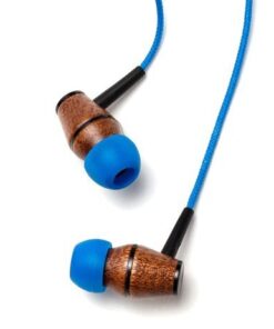 Symphonized XTC Premium Genuine Wood in-Ear Noise-isolating Headphones with Microphone (Blue Nylon Cord) 8 41l23gytZRL