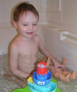 Yookidoo Baby Bath Toy (7 Piece Set) - Stack N' Spray Bathtub Fountain - Magical Spray Fountain for Bathtime Fun 25 41l4VzN7wlL