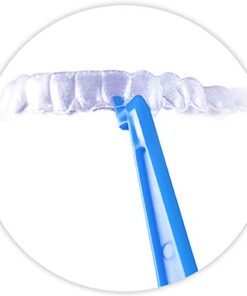 Outie Tool | Clear Aligner Invisible Braces Removal Tool | Retainer Remover | Patented Design | Pack of 7 (1 Count), Sky Blue/Neon 7 Count (Pack of 1) Sky Blue / Neon 16 41l6a340N L