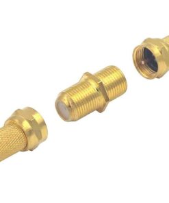 VCE Coaxial Cable Connector, RG6 F-Type Gold Plated Adapter Female to Female Coax Extender TV Cables, 5-Pack 14 41l9tRSp5LL
