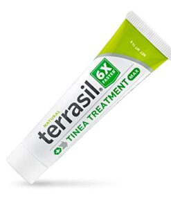 terrasil Tinea Treatment MAX - 6X Faster Relief, Patented Natural Therapeutic Anti-fungal Ointment for Tinea Relieves itching, Discoloration, Irritation, discomfort - 14gm 11 41lMatYOavL