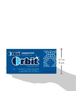 Orbit Peppermint Sugarfree Gum, 14 count (Pack of 24) 19 41laZ9MKPSL