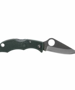 Alternative view of Spyderco Ladybug 3 Plain Edge Folding Knife Foliage Green