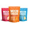 Moon Cheese Bites Bundle, Cheddar Believe It, Oh My Gouda & Get Pepper Jacked, 2-Ounce, 3-Pack, Lunch or After-School Snack Cheddar,Gouda, Pepper Jack 2 Ounce (Pack of 3)