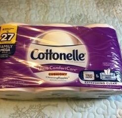 Cottonelle Ultra Comfort Toilet Paper with Cushiony CleaningRipples, 2-Ply, 24 Family Mega Rolls (4 Packs of 6) (24 Family Mega Rolls = 108 Regular Rolls), 325 Sheets per Roll, Packaging May Vary 6 Count (Pack of 4) 37 41lw J3 tmL