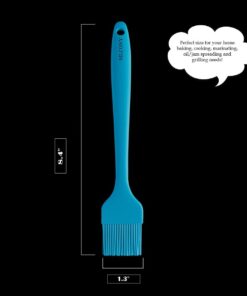 SILCONY 8.4" Silicone Basting Pastry Brush - Perfect for Oil Butter Spread, Marinades, Baste, BBQ, Grill, Cooking - BPA Free, Food Grade Material, Dishwasher Safe (3, 8.4 Inches) 3 16 41m UVrdkmL