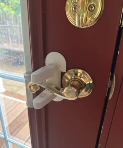Door Lever Lock (2 Pack) Child Proof Doors & Handles 3M Adhesive - Child Safety By Tuut 41 41m3OuOuBL 1