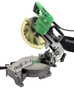 Hitachi C10FCH2 15-Amp 10-inch Single Bevel Compound Miter Saw with Laser Marker 25 41mAEnihkRL