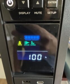 CyberPower CP1500PFCLCD PFC Sinewave UPS System, 1500VA/1000W, 12 Outlets, AVR, Mini Tower 68 41mGexaAvPL