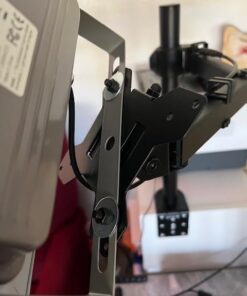 VIVO Single Monitor Arm Desk Mount, Holds Screens up to 32 inch Regular and 38 inch Ultrawide, Fully Adjustable Stand with C-Clamp and Grommet Base, VESA 75x75mm or 100x100mm, Black, STAND-V001 16" Tall 39 41mHUZnIL