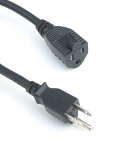 RiteAV - 10 Feet Power Extension Cord (Indoor & Outdoor Rated) 10FT 6 41mR XYnh4L