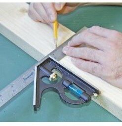 Empire Level E250 12-Inch Heavy Duty Professional Combination Square w/Etched Stainless Steel Blade and True BlueR Vial 9 41mcbvhYGvL