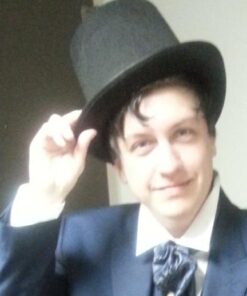 Beistle Satin Sleek Top Hat | Black | (1-Unit) 32 41me9mmjmKL