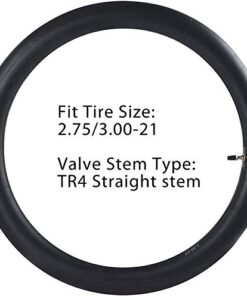 80/100-21 Dirt Bike Tube (2 Pack), 2.75/3.00-21” Inner Tube with TR4 Straight Valve Stem, Fit Off Road Motorcycle with 21'' Tires (Fit: 90/80-21, 90/90-21, 80/100-21) 2 Pack 2.75/3.00-21 10 41mvhw2D69L