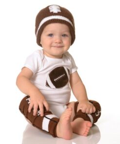 Alternative view of juDanzy Baby Toddler and Child Polka Dot, Christmas, Halloween and Thanksgiving Style Leg Warmers One Size Football