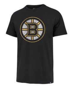 '47 Boston Bruins Mens Womens Flint Black Premier Franklin Tee Adult Black T-Shirt Large