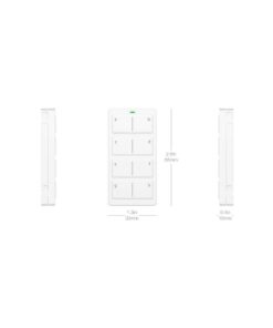 Insteon Mini Remote 8-Scene Keypad, 2342-222 - Controls On/Off & Dimming, Rechargeable Battery White 8 Scene Mini Remote 12 41n8jnV75TL