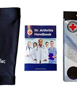 Doctor Developed Copper Knee Brace & Knee Compression Sleeve & Doctor Written Handbook -guaranteed relief for Arthritis, Tendonitis, Injury recovery, Knee support, Running & Weightlifting (Medium) Medium (Pack of 1) 11 41nLYTmt6VL