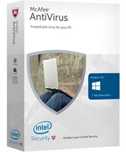McAfee AntiVirus 1 PC for 1 Year