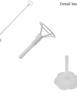 Towashine 6Pcs Balloon Cup with Stick and Flower Base Table Desktop Support Holder for Wedding Party Supplies 17 41neJqmZM5L