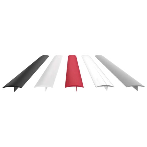 Gap Stopper® Pro - 21" Red, Professional Grade, FDA Heavy 8.6 oz Silicone, Set of 2, Covers Gap between Stove & Countertops 21"