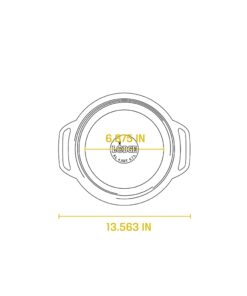 Lodge 6 Quart Enameled Cast Iron Dutch Oven with Lid – Dual Handles – Oven Safe up to 500° F or on Stovetop - Use to Marinate, Cook, Bake, Refrigerate and Serve – Island Spice Red 39 41nkTNxRnIL