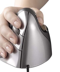 Evoluent VM4R VerticalMouse 4 Right Hand Ergonomic Mouse with Wired USB Connection (Regular Size) USB Wired Regular Size 17 41nwgroBExL