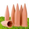 REMIAWY Plant Watering Devices 6 Pack Terracotta Vacation Plant Waterer Wine Bottle Watering Stakes Slow Release Plant Watering Spikes Perfect Self Watering Devices for Indoor Outdoor Plants 9 41o5u88qWfL