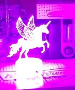Nice Dream Unicorn Night Light for Kids, 3D Night Lamp, 16 Colors Changes with Remote Control, Room Decor, Christmas Gifts for Children Girls 01-Unicorn 14 41o8hi9eCfL