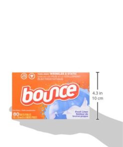 Bounce Fabric Softener Dryer Sheets, Fresh Linen, 80 Count (Pack of 3) 15 41oAesA8JGL