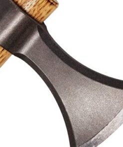 BLADED Throwing Hatchet w/ Sheath - Made in USA Axe w/ Forged 4140 Steel Head & 100% American Hickory Wood Handle - Small Competition & Survival Tomahawk - Kindling, Camping & Chopping Metal Hand Hawk Natural Steel 19 41oEAi5vhbL