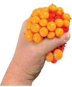 Alternative view of Squishy Mesh Ball Grape Stress Reliever, Random Color