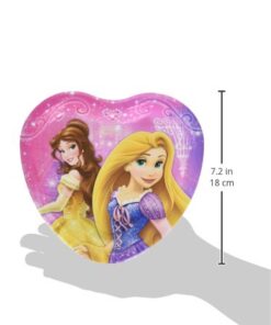 Alternative view of Disney Princess Heart 7" Plates