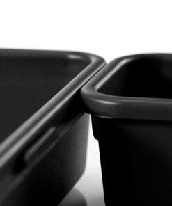 Madesmart 8-Piece Interlocking Bin Pack for Drawer Organization, Plastic Interlocking Junk Drawer Organizer Tray, Granite 34 41oRnEyd6pL