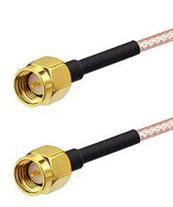 Alternative view of DHT Electronics RF coaxial Coax Assembly SMA Male to SMA Male 3ft