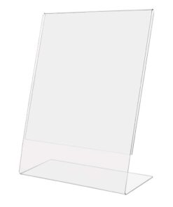 Alternative view of SOURCEONE.ORG 8.5 x 11 Thick Acrylic Slant Back Sign Holder, Ad Frame, Picture Frame, Clear sign holder, Acrylic flyer holder for Business, Office, Events, Trade Shows, Museums, Retail Stores (3 Pack) 3 Pack