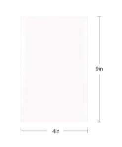 Enenes Cello Treat Bag, 200 PCS Cellophane Goody Bags, Party Favor Bag, Clear Candy Bags, Metallic with Twist Ties for Gift Bakery Cookies Dessert(4X9 Inch,200PCS) 4X9 Inch,200PCS 9 41oZ2hF iQL