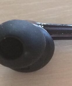 Panasonic ErgoFit Wired Earbuds, In-Ear Headphones with Microphone and Call Controller, Ergonomic Custom-Fit Earpieces (S/M/L), 3.5mm Jack for Phones and Laptops - RP-TCM125-K (Black) Black With Mic 52 41oZTLOPAgL