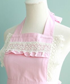 Hyzrz Lovely Home Work Adjustable Apron Cake Kitchen Cooking Women Girls Aprons With Pocket for Gift, Pink 23 41oaP1xCHPL