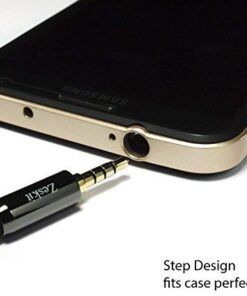 Zeskit Premium 3.5mm Jack Male to Female AUX Audio Extension Cable, TRRS 4 Poles for Headphones with Mic, Speakers - 6ft 6 Feet 29 41ocmOvkk6L