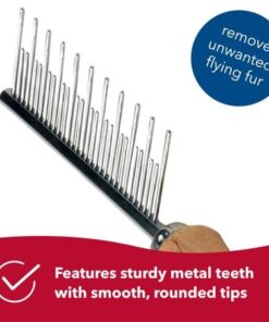 Coastal Pet Safari Cat Shedding Comb - Prevents Hairballs - Daily-Use Cat Deshedding Brush - For Cats with Short and Long Hair - One Size 22 41odxnK7hML