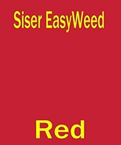 Siser Easyweed 12" x 15" Heat Transfer Vinyl sheet, IRON ON T-shirt Heat Transfer, Craft Garment, (Red)