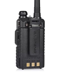 BAOFENG UV-5RTP 8/4/1W Two-Way Radio, High Power Dual Band Long Range for Adults, Tri-Power Handheld Ham Radio with Speaker Mic, Programming Cable (2 Pack) 2 Pack+Speaker Mic 16 41ojnm0w01L