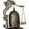 Asian Home Zen Art Brass Feng Shui Desktop Dragon Windbell 18 41orFNJkQL
