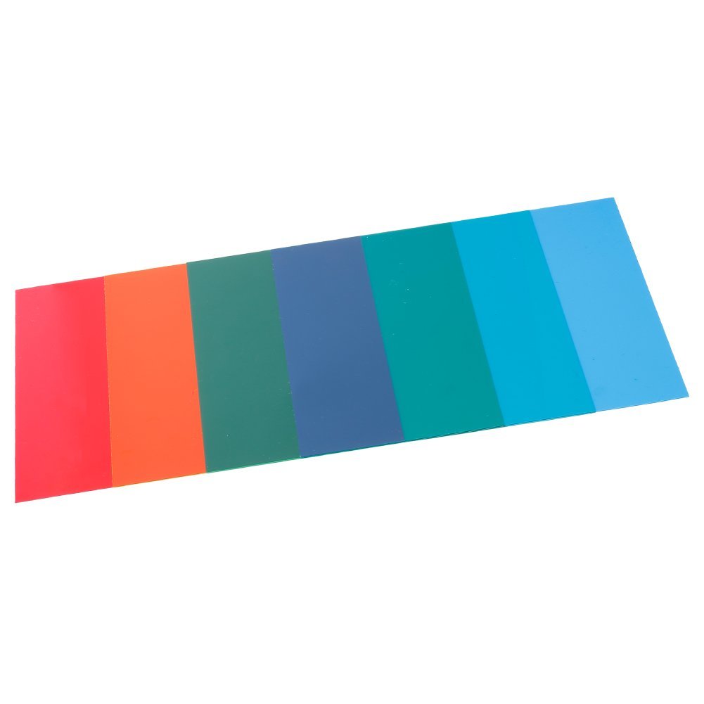 Neewer 12x12inches/30x30centimeters 4-Color Correction Gels Light Filter Transparent Film Sheet for Flash Strobe: Red Yellow Green Blue 4 Neewer 12x12inches/30x30centimeters 4-Color Correction Gels Light Filter Transparent Film Sheet for Flash Strobe: Red Yellow Green Blue - Image 4