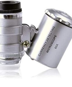 Grow Room Microscope - 60x Handheld Mini Pocket LED Loupe Magnifier - Blue or White Light - 20 41pGCL1YNL