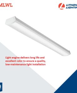 Lithonia Lighting FMLWL 48 840 LED Flush Mount Wraparound Light, 4-Foot, 4000k | Bright White 48-Inch 120V Mount Light 24 41pHsU1EBRL