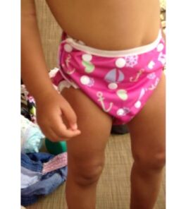 ALVABABY Swim Diapers 2pcs Baby & Toddler Snap One Size Reusable Adjustable Baby Shower Gifts Baby Boy SW09-10 01 Fish & Sailboat Small 29 41pJQMVhz5L