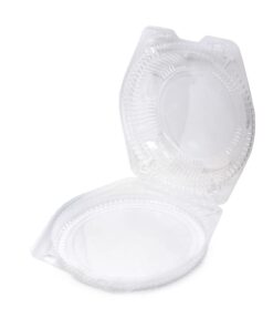 Detroit Forming 10" Pie Container LBH-111 Clear OPS Plastic Hinged Locking Lid Shallow Dome Food | 100/Case 9 41pM0Ams3zL